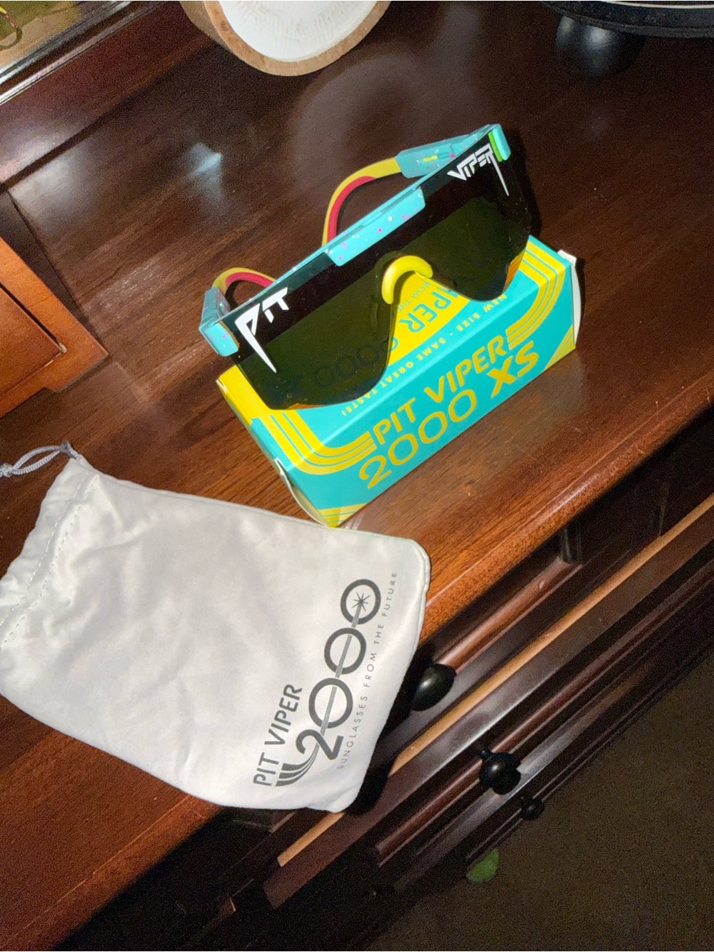 Pit Viper 2000 XS Sunglasses - Teal, Yellow, Black